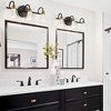 POWLIG 3 - Light LED Dimmable Bathroom Vanity Light With Crystal Bubbles - 3 of 4