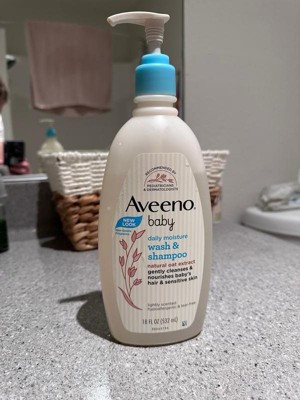 Aveeno Baby Gentle Wash & Shampoo With Natural Oat Extract For Sensitive  Hair & Skin - Lightly Scented - 33 Fl Oz : Target