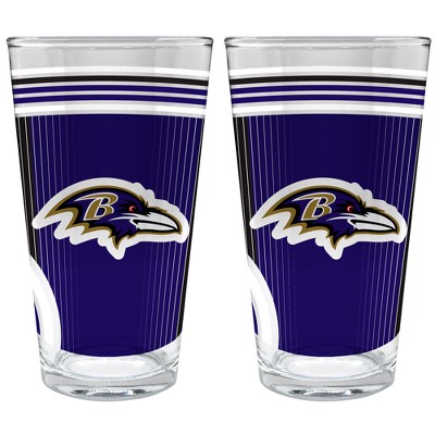 Dining, Nfl Baltimore Ravens Flask Shot Glasses Set