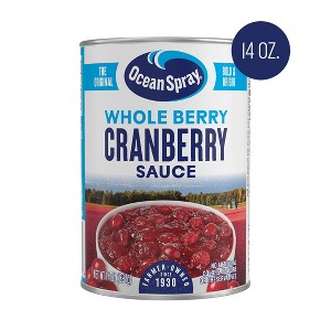 Ocean Spray Whole Berry Cranberry Sauce - 14oz - 1 of 4