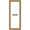 PosterPalooza | Panoramic Sculpted Black Picture Frame - UV Acrylic, Foam Board Backing, Hanging Hardware - 2 of 4