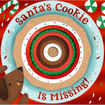 Santa's Cookie Is Missing! (Board Book with Die-Cut Reveals) - by Houghton Mifflin Harcourt