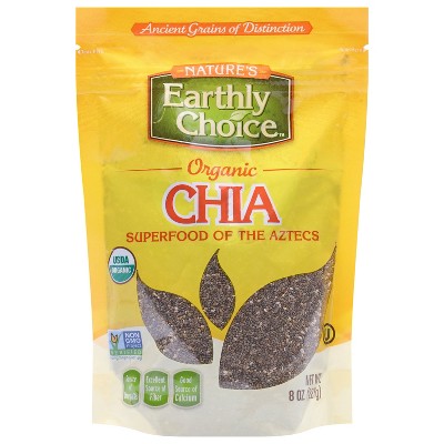 Nature's Earthly Choice Chia Organic - Case of 6 - 8 OZ