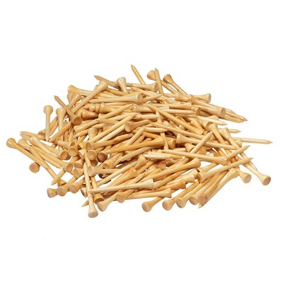 Juvale 300 Pack Bamboo Wood Golf Tees, 2.75 in