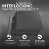 BalanceFrom Fitness Interlocking EVA Foam Exercise Mat Tiles - 2 of 4