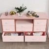 Jojoka 8 Dresser TV Stand with Power Outlet & LED Light, 55'' Wide TV Stand with 8 Deep Drawers - 3 of 4