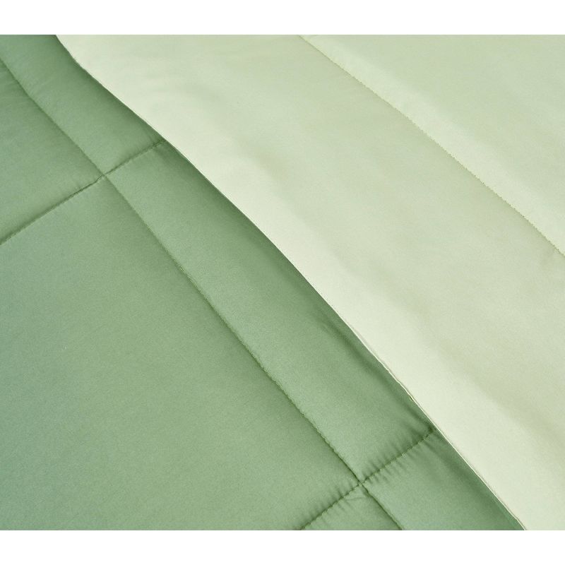 Reversible Microfiber Down Alternative Comforter - Blue Ridge Home Fashions, 2 of 5