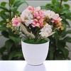 Unique Bargains Artificial Plants Autumn Cherry Blossoms Plastic 3.74"x3.74"x7.87" 1 Pcs - 2 of 4