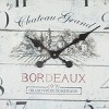 Metal Wall Clock with Bordeaux Brown - Olivia & May - 3 of 4