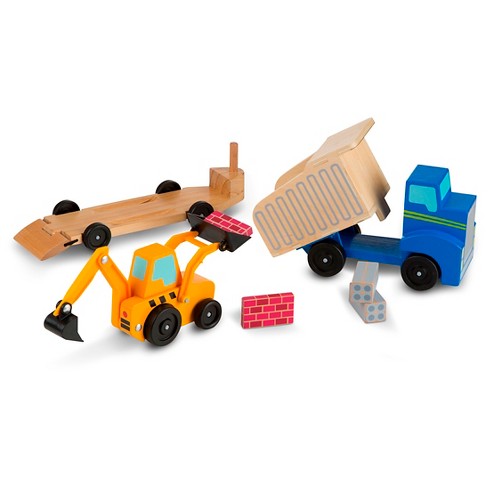 Frustration-Free Packaging Melissa & Doug Classic Toy Dump Truck & Loader 