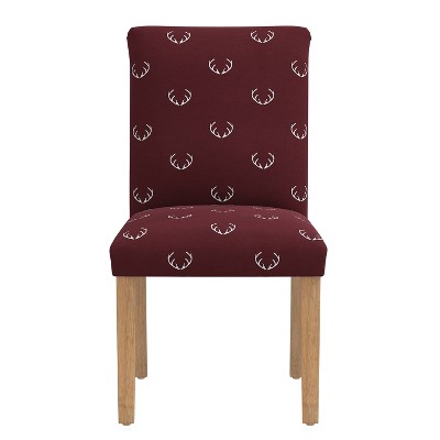 Dining Chair Antler Maroon - Skyline Furniture