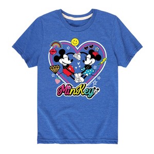 Boys' - Disney - Mickey Minnie Minkey Short Sleeve Graphic T-Shirt - 1 of 4