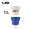 Blush USA Frosted Cups, Ideal for Cocktails, Lemonade, Smoothies, Iced Tea and More, Perfect for Summer, Birthday Parties, 9 oz, Set of 12 - 3 of 4