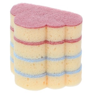 REGALWOVEN Kitchen Cloud Shape Dual-Sided Cleaning Sponges for Kitchen 4 Packs - 1 of 4