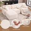 Whisen 86" Modular Convertible Sectional with 2 Pillows - 3 of 4