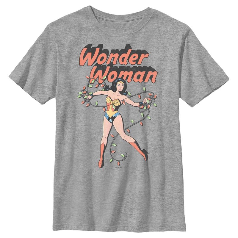 Boy's Wonder Woman 1984 Wrapped in Lights T-Shirt, 1 of 6