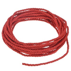 Unique Bargains Soft Polyester Decorative Cord Twisted Rope Trim 1 Pc - 1 of 4