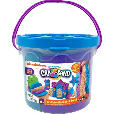 Nickelodeon Cra-Z-Sand Tri-Color Bucket of Sand