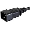 Monoprice Heavy Duty Splitter Power Cord - 2 Feet - Black | IEC 60320 C20 to 2x IEC 60320 C13, 14AWG, 15A, SJTW, 100-250V - 4 of 4