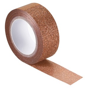 Unique Bargains Self-Adhesive Decorative DIY Arts Gift Wrapping Craft Glitter Tape - 1 of 4