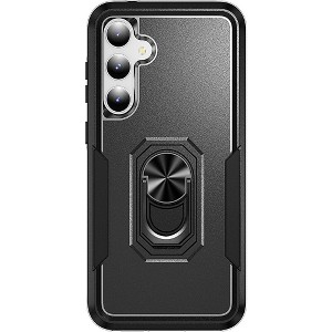 SAHARA - Raider Series Kickstand Case with Belt Clip for Samsung Galaxy S23 FE - Black - 1 of 4