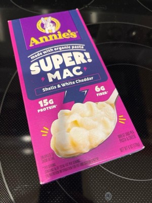 Annie's Super Mac Protein Mac & Cheese Shells & White Cheddar - 6oz : Target
