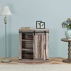 TV Stand for TVs up to 40" Aged Wood Brown - Home Essentials: Media Console with Cable Management, Adjustable Shelves - 2 of 4