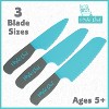 Playful Chef: 3 Safety Knives Set for Kids – Real Cooking Supplies – Safe for Ages 5 & up – Plastic Blades with Serrated Edges - 2 of 3