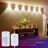 Enbrighten Accent Indoor Novelty Wall String RGBIC + IR Remote 6 Lights - White Cord 8' - 2 of 4