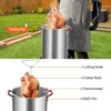 GustoWave 30 qt. Turkey Fryer and 10 qt. Seafood Boiler Steamer Kit with Propane Burner and Adjustable Regulator - 3 of 4
