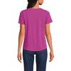 Lands' End Women's Short Sleeve Lightweight Jersey Gathered Shoulder T-Shirt - 2 of 4