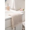 2 Tone Cotton Waffle Bath Towel - Anaya - 3 of 4