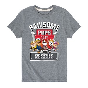 Boys' - Paw Patrol - Pawsome Pups To The Rescue Short Sleeve Graphic T-Shirt - 1 of 4