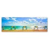 Trademark Fine Art -Preston 'Florida Beach Chairs Umbrellas' Canvas Art - 2 of 3