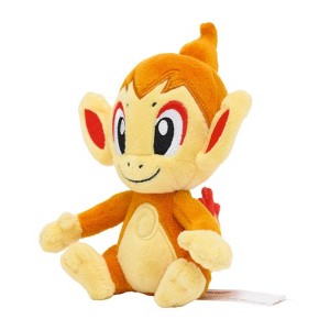 Pokemon Center: Sitting Cuties: Chimchar Plush # 390 -  Generation 4 - 6 In - 1 of 4