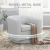 SEVOBAL Sectional Sofas Accent Chair with Ottoman, Modern Single Sofa, Upholstered Armchair with Storage Space for Home, Gray, 29.13"*25.8"*26" - 4 of 4