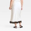 Women's Lace Trim Midi Skirt - A New Day™ - 2 of 3