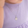 Girls' Guardian Angel Sterling Silver Pendant/Necklace - In Season Jewelry - 3 of 4