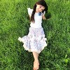 Mi Amore Gigi Peasant Skirt & Flower Hair Accessory - 2 of 2