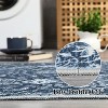 Farmhouse Floral Area Rug – Washable, Low Pile, Non-Slip, Stain-Resistant Carpet for Bedroom or Living Room - 3 of 4