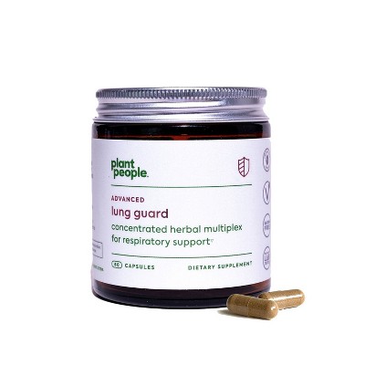 Plant People Organic Lung Guard Concentrated Herbal Capsules - 60ct