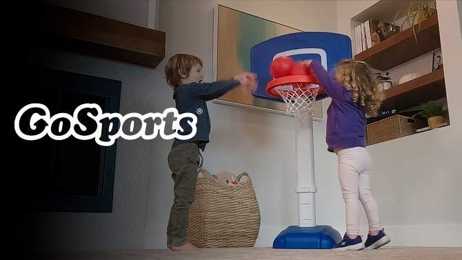 GoSports Kids&#39; Tot Shot Modern Basketball Toy Hoop Set - 3pc, 2 of 7, play video