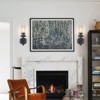 CityFurn 1-Light Modern Black Wall Sconce with Crystal Glass - 2 of 4