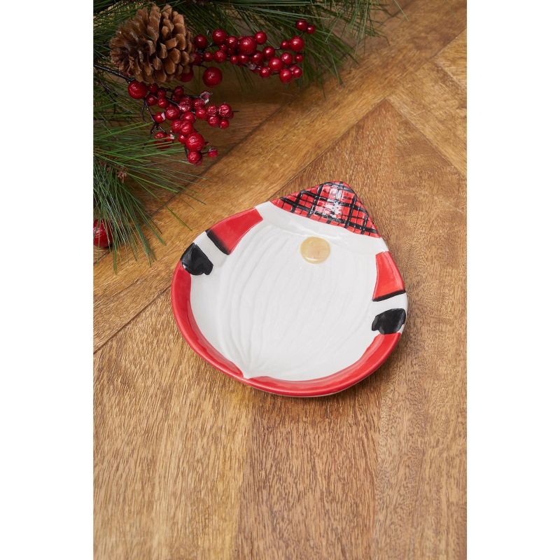 Gallerie II Plaid Gnome Christmas Cookie Plate, 2 of 5