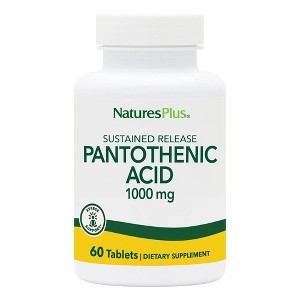 Pantothenic Acid 1,000mg Time Release by Nature's Plus  -  60 Sustained Release Tablet - 1 of 3