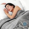 Light Grey Weighted Blanket 60x80, 17lbs, 100 Cotton - 2 of 4