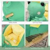 Ruvalino Baby Bouncers and Rockers Toddler Kid Chair Plush Frog Rocking Horse Toy for Playroom Living Room, Green, 23.5"*13.8"*19.8" - 4 of 4