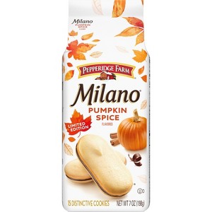 Pepperidge Farm Milano Pumpkin Spice Cookies - 7oz/15ct - 1 of 4