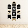 Big Dot of Happiness Gold - Tassel Worth The Hassle - Hanging Vertical Paper Door Banners - 2025 Grad Party Wall Decoration Kit - Indoor Door Decor - 3 of 4