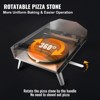 VEVOR Outdoor Pizza Oven, 16-inch, Gas Fired Pizza Maker, Portable Outside Stainless Steel Pizza Grill with 360° Rotatable Pizza Stone - 4 of 4